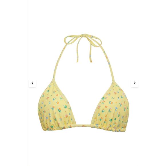 PAMELA ANDERSON Zeus Micro Triangle Bikini Top Paradise Cove - M - Picture 5 of 5